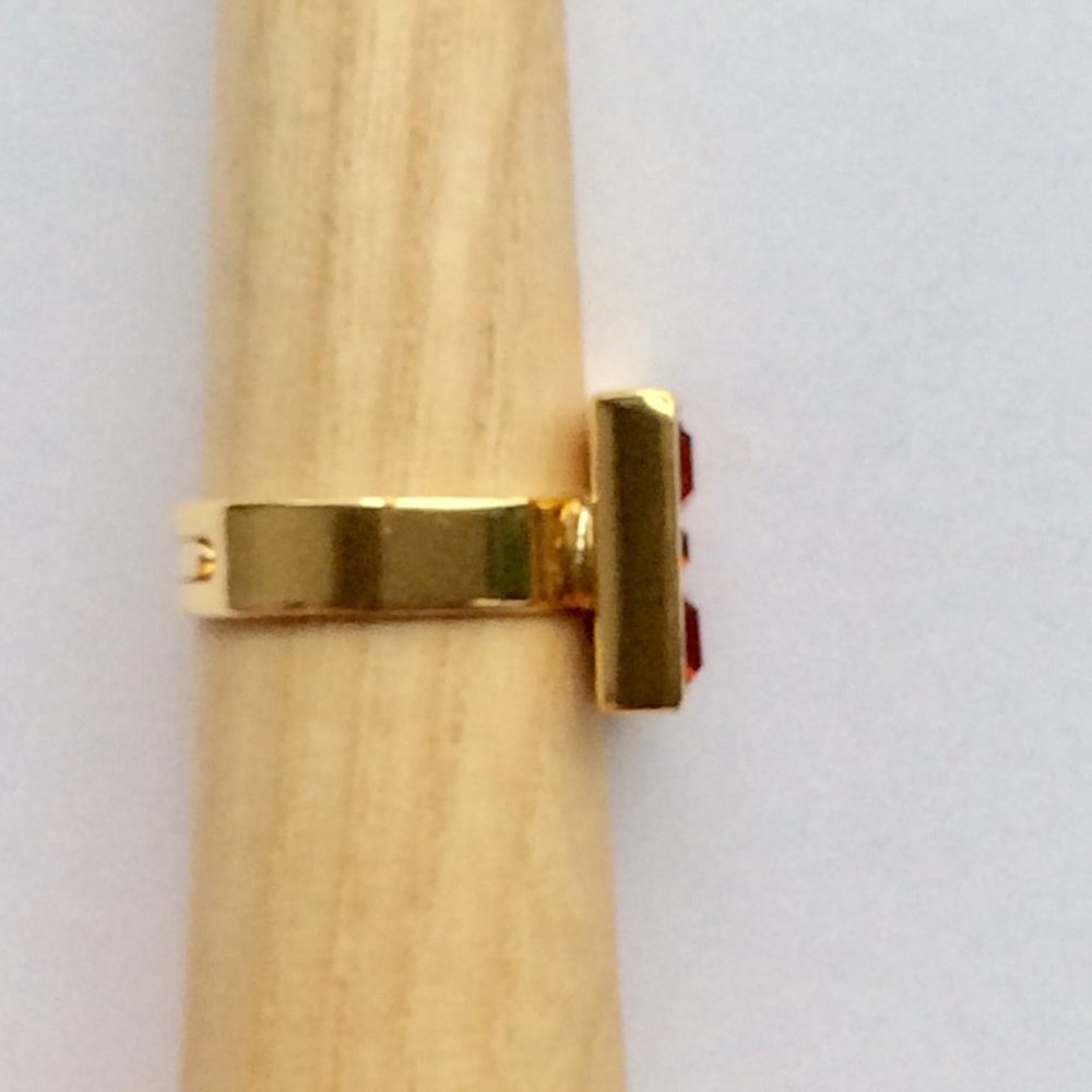 Givenchy Baby Multi Plaid Crystal Ring - Picture 3 of 3